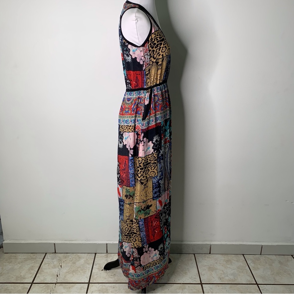 Tolani Women's Multicolor Boho Patchwork Sleevele… - image 4